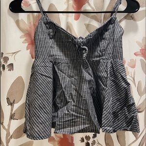 Abercrombie & Fitch Tank - XS - Blue/White